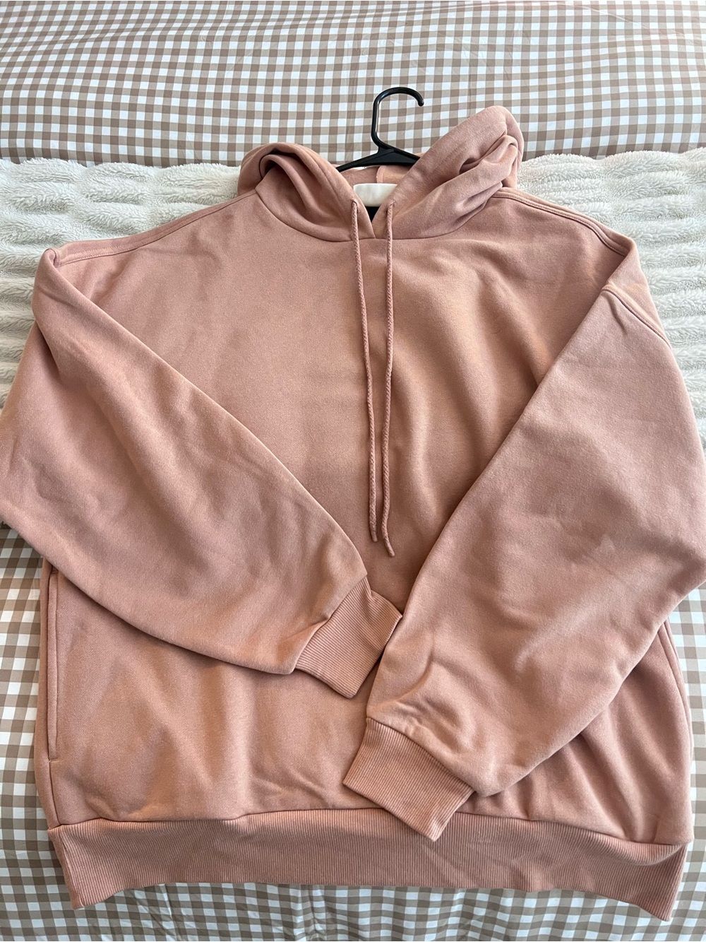 Women’s Dusty Rose Pullover Hoodie Sweatshirt